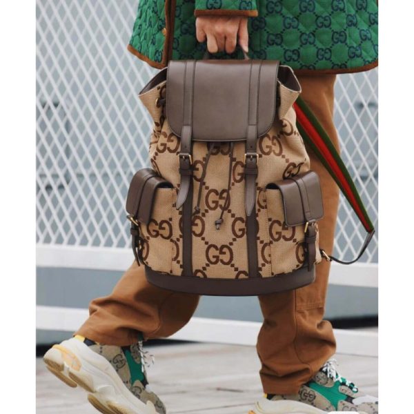 Replica Gucci Jumbo GG Backpack 678829 - Stylish & Trendy Design - Image 5