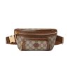 Best Replicas Bags - Replica Gucci Belt Bag with Interlocking G - Brown GG Supreme Shop For Best Louis Vuitton LV Replica Bags With Cheap Price