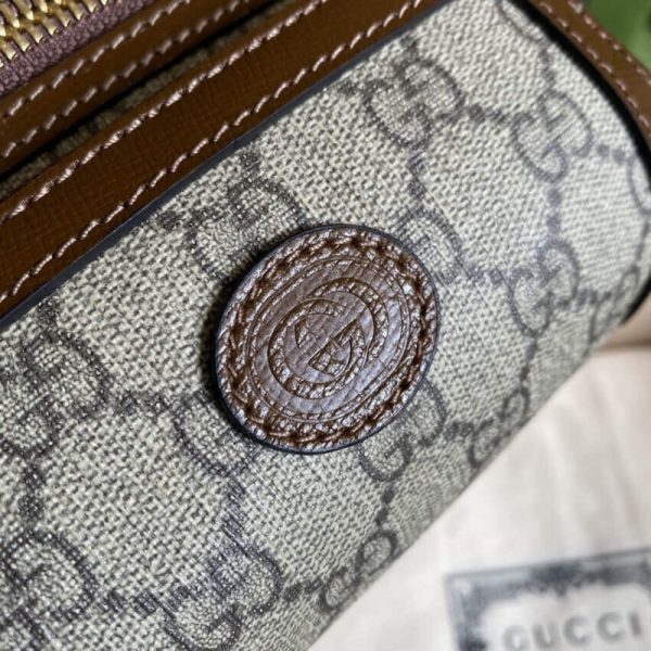 Replica Gucci Belt Bag with Interlocking G - Brown GG Supreme - Image 6