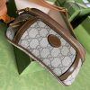 Best Replicas Bags - Replica Gucci Belt Bag with Interlocking G - Brown GG Supreme Shop For Best Louis Vuitton LV Replica Bags With Cheap Price