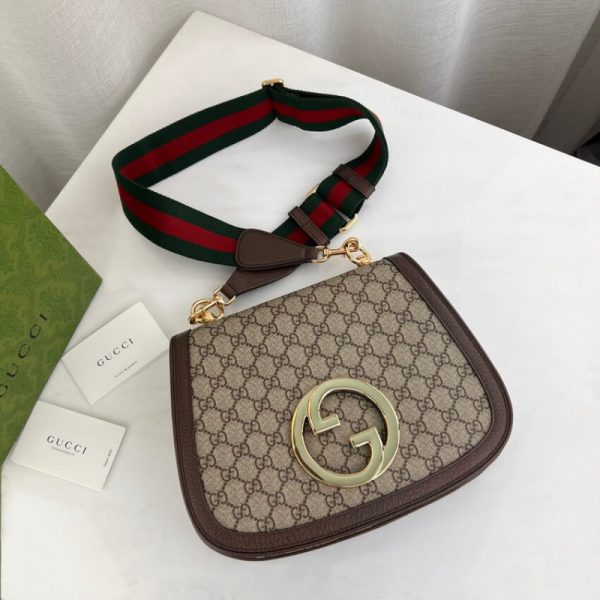 Replica Gucci Blondie Medium Shoulder Bag with Interlocking G - Image 11