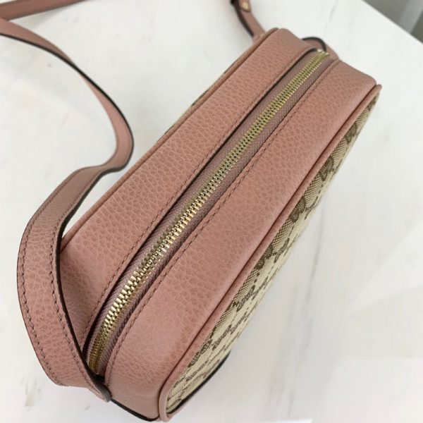 Gucci GG Canvas Mini Messenger Bag - Designer Replica - Image 6