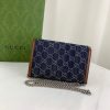 Best Replicas Bags - Authentic-Look Gucci Denim Dionysus Mini Chain Bag Shop For Best Louis Vuitton LV Replica Bags With Cheap Price