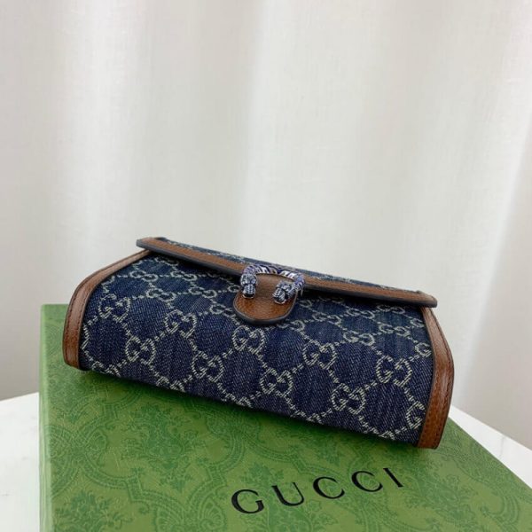 Authentic-Look Gucci Denim Dionysus Mini Chain Bag - Image 8