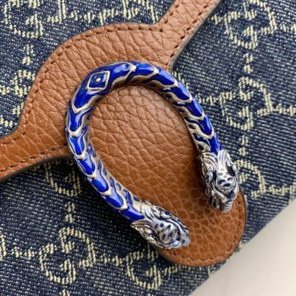 Authentic-Look Gucci Denim Dionysus Mini Chain Bag - Image 10