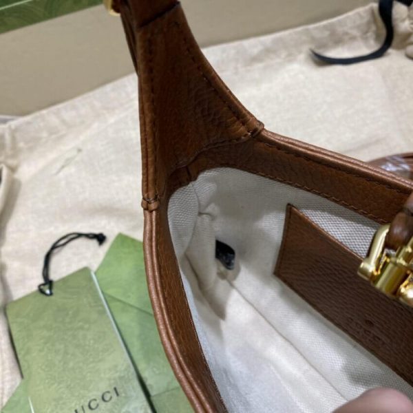 Replica Gucci Denim Mini Jackie 1961 Shoulder Bag - Image 14