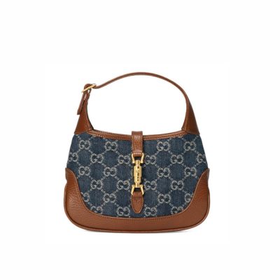 Replica Gucci Denim Mini Jackie 1961 Shoulder Bag