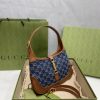 Best Replicas Bags - Gucci Jackie 1961 Replica Denim Small Shoulder Bag Shop For Best Louis Vuitton LV Replica Bags With Cheap Price
