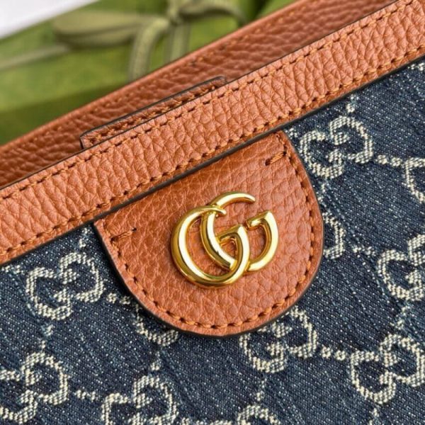 Replica Gucci Ophidia GG Medium Denim Tote 631685 - Image 8