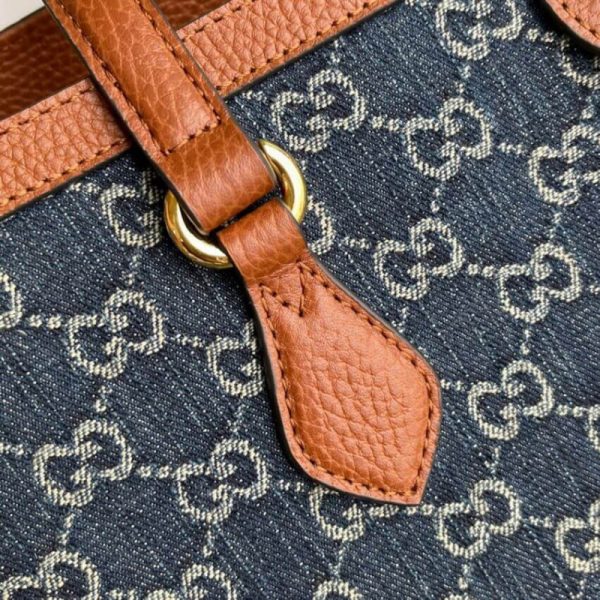 Replica Gucci Ophidia GG Medium Denim Tote 631685 - Image 9