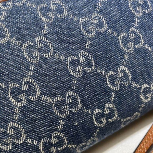Replica Gucci Ophidia GG Mini Denim Crossbody Bag - Image 8