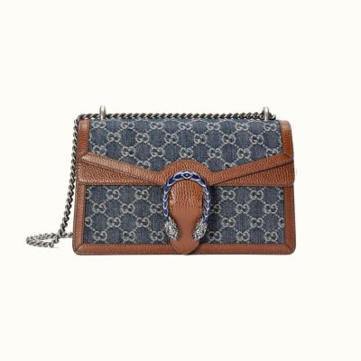 Replica Gucci Denim Dionysus Shoulder Bag | Stylish & Compact