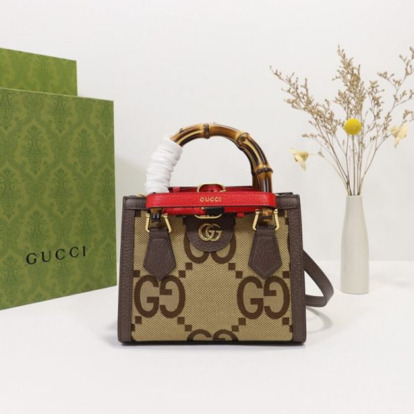 Replica Gucci Diana Jumbo GG Mini Tote Bag 655661 - Image 3