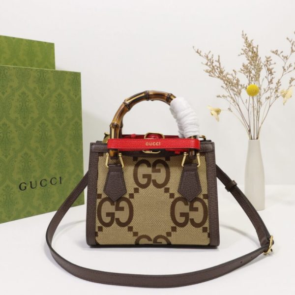 Replica Gucci Diana Jumbo GG Mini Tote Bag 655661 - Image 4
