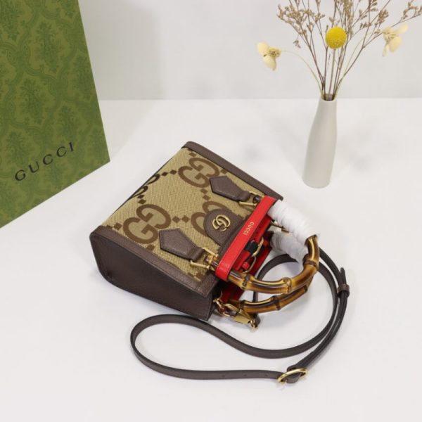 Replica Gucci Diana Jumbo GG Mini Tote Bag 655661 - Image 9