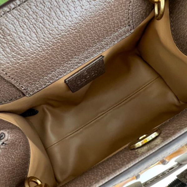 Replica Gucci Diana Jumbo GG Mini Tote Bag – Brown - Image 12