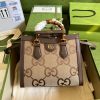 Best Replicas Bags - Replica Gucci Diana Jumbo GG Brown Tote Bag 660195 Shop For Best Louis Vuitton LV Replica Bags With Cheap Price