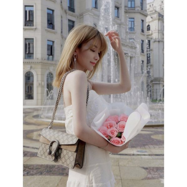 Replica Gucci Dionysus GG Canvas Small Shoulder Bag - Image 3