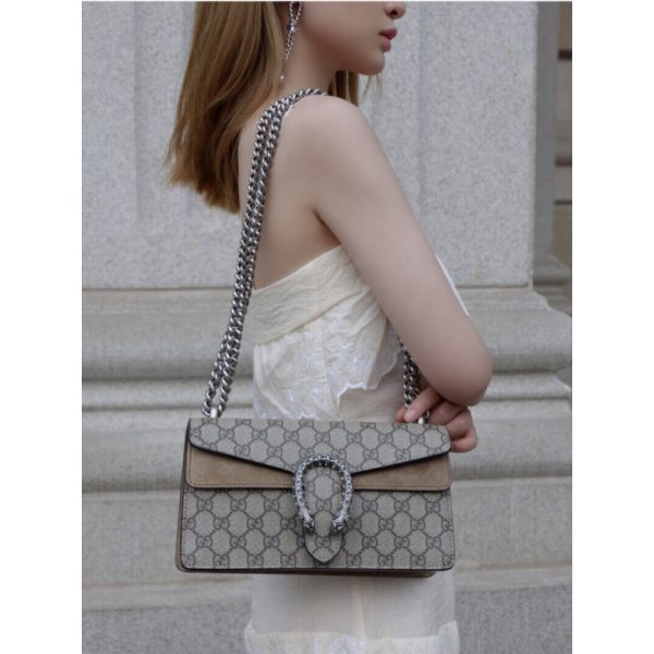 Replica Gucci Dionysus GG Canvas Small Shoulder Bag - Image 7
