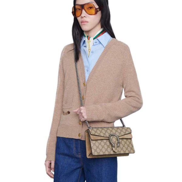 Replica Gucci Dionysus GG Canvas Small Shoulder Bag - Image 8