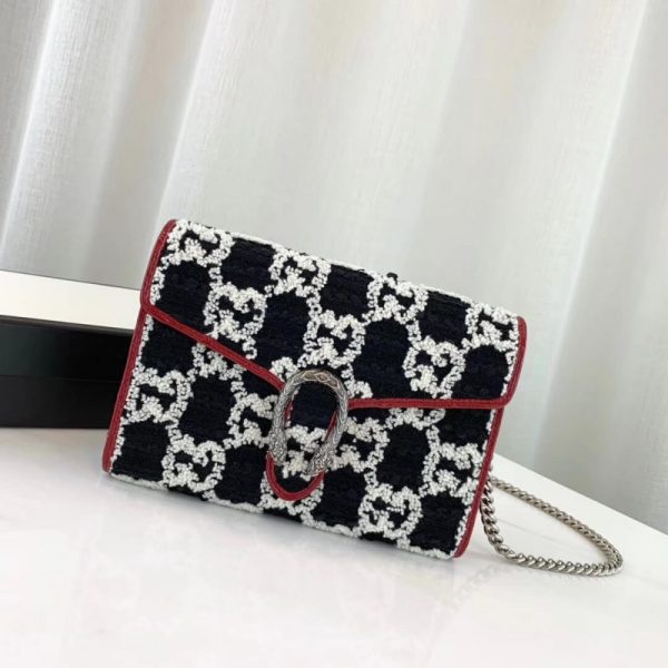 Gucci Dionysus GG Tweed Mini Replica Bag 401231 - Image 2