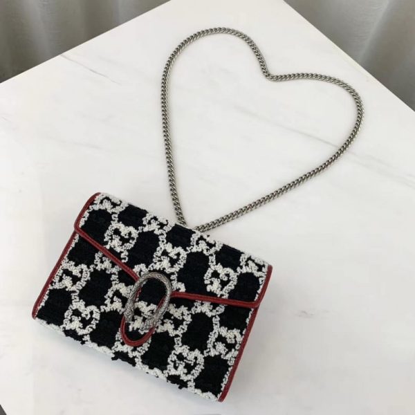 Gucci Dionysus GG Tweed Mini Replica Bag 401231 - Image 5