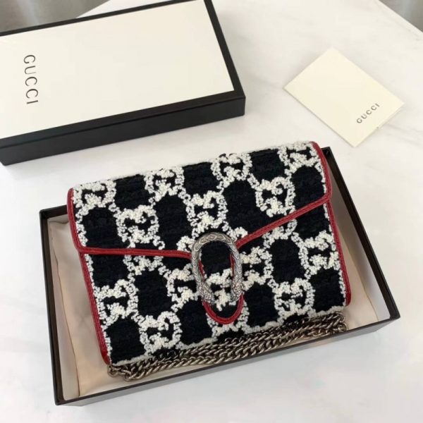 Gucci Dionysus GG Tweed Mini Replica Bag 401231 - Image 10