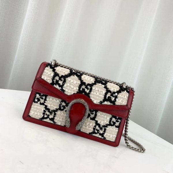 Replica Gucci Dionysus GG Tweed Small Shoulder Bag - Image 2