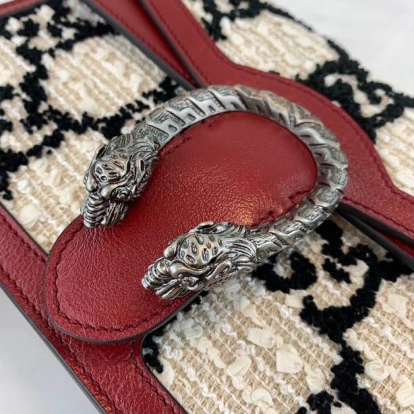 Replica Gucci Dionysus GG Tweed Small Shoulder Bag - Image 8