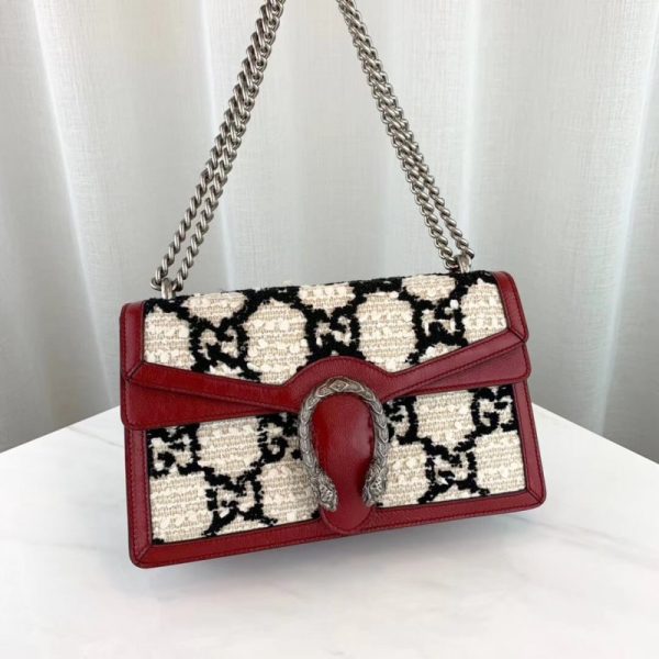 Replica Gucci Dionysus GG Tweed Small Shoulder Bag - Image 10