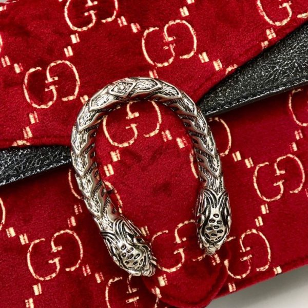 Replica Gucci Dionysus GG Velvet Small Shoulder Bag 400249 - Image 5