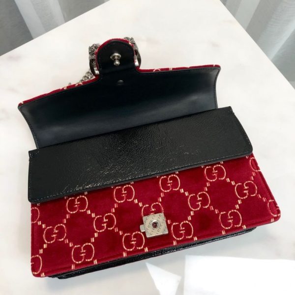 Replica Gucci Dionysus GG Velvet Small Shoulder Bag 400249 - Image 7