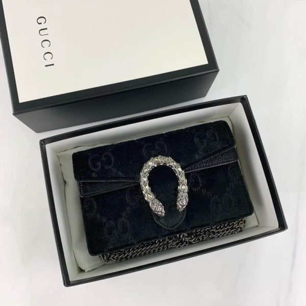 Replica Gucci Dionysus GG Velvet Super Mini Bag - Image 9