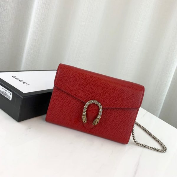 Replica Gucci Dionysus Mini Leather Chain Bag - Image 2