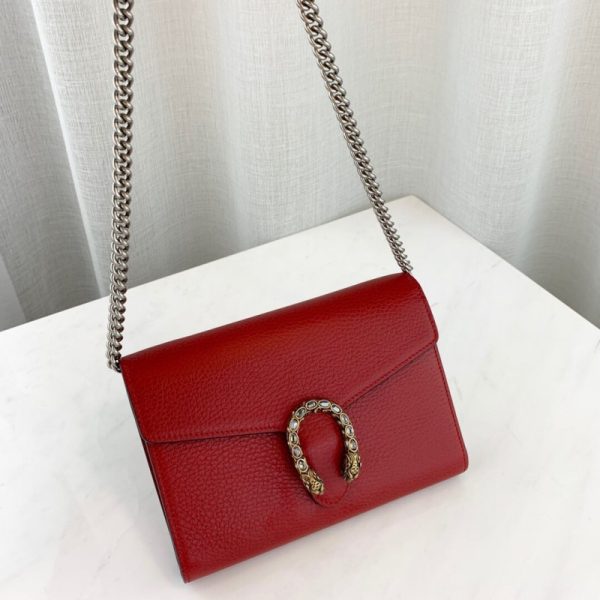 Replica Gucci Dionysus Mini Leather Chain Bag - Image 9