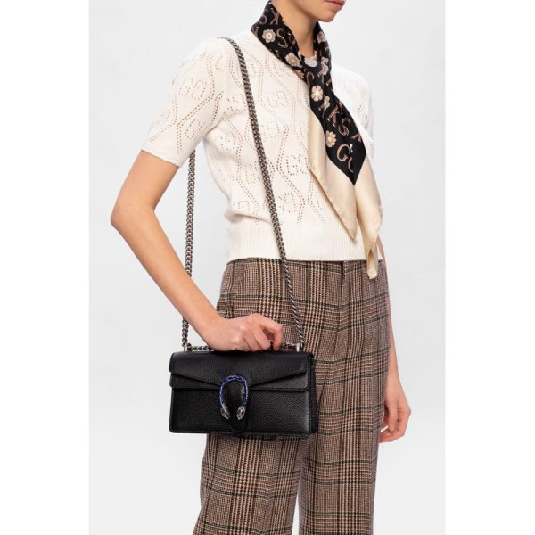 Replica Gucci Dionysus Small Leather Shoulder Bag 499623 - Image 2