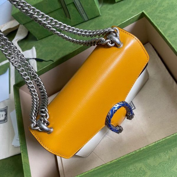 Replica Gucci Dionysus Mini Bag - Orange & White Leather - Image 5