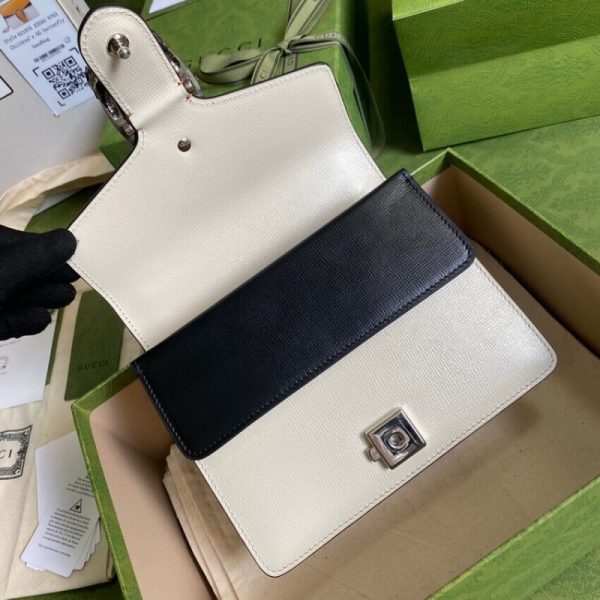 Replica Gucci Dionysus Mini Bag - Orange & White Leather - Image 6