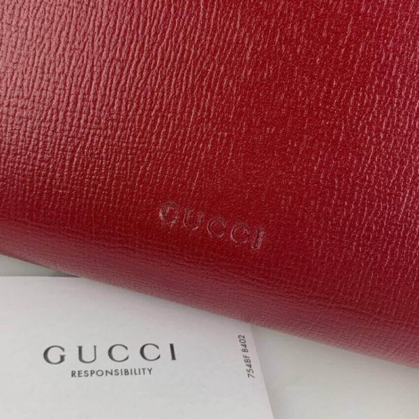 Replica Gucci Dionysus Mini Chain Bag in Red-Pink Leather - Image 9