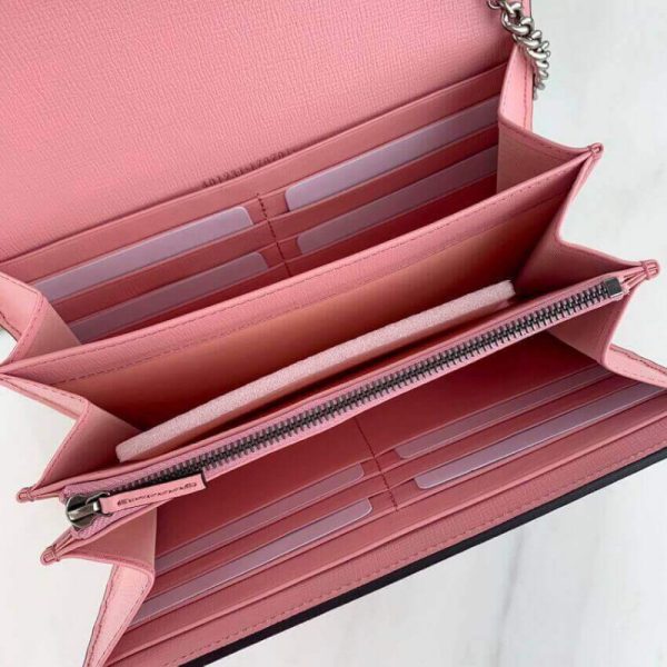 Replica Gucci Dionysus Mini Chain Bag in Red-Pink Leather - Image 10