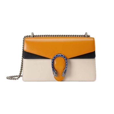 Replica Gucci Dionysus Orange Leather Shoulder Bag