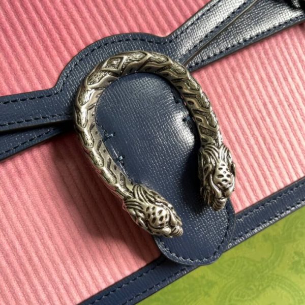 Replica Gucci Dionysus Small Pink Corduroy Shoulder Bag - Image 7