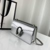 Best Replicas Bags - Gucci Dionysus Silver Lame Leather Shoulder Bag Replica Shop For Best Louis Vuitton LV Replica Bags With Cheap Price