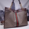 Best Replicas Bags - Replica Gucci Rajah GG Tote 537219 in Coffee Shop For Best Louis Vuitton LV Replica Bags With Cheap Price