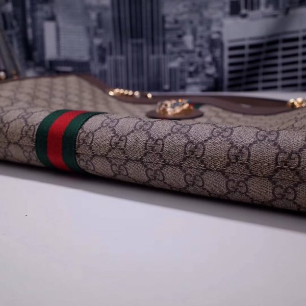 Replica Gucci Rajah GG Tote 537219 in Coffee - Image 8