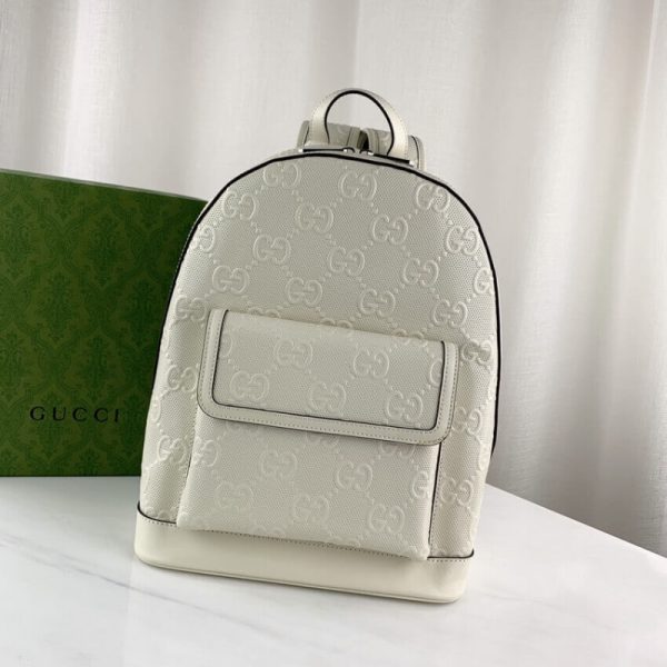 Replica Gucci GG Embossed Backpack | Stylish Carryall Design - Image 4