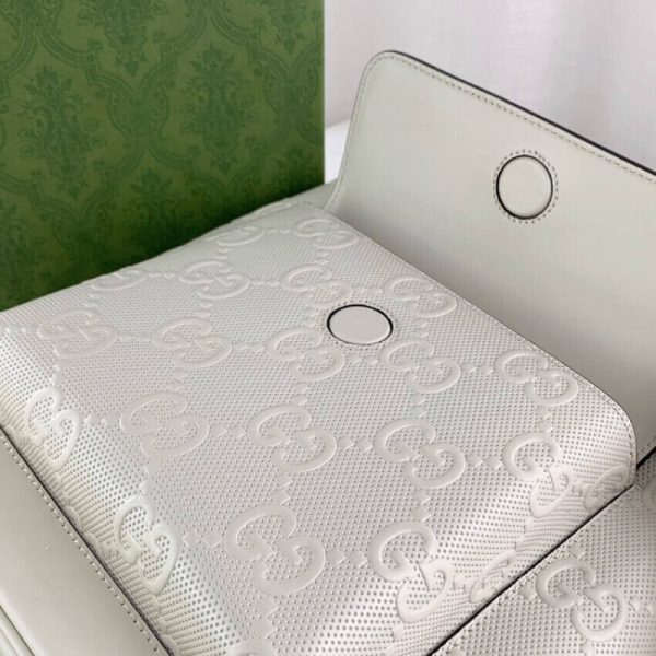 Replica Gucci GG Embossed Backpack | Stylish Carryall Design - Image 8