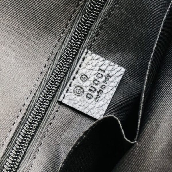 Replica Gucci GG Guccissima Black Nylon Messenger Bag - Image 12