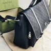 Best Replicas Bags - Replica Gucci GG Guccissima Black Nylon Messenger Bag Shop For Best Louis Vuitton LV Replica Bags With Cheap Price