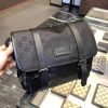 Best Replicas Bags - Replica Gucci GG Guccissima Black Nylon Messenger Bag Shop For Best Louis Vuitton LV Replica Bags With Cheap Price